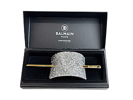 Hårspänne Balmain Paris, Limited Edition, Crystal silver hair barrette