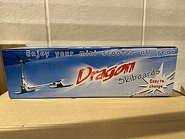 Parti med skidor till sparkcyklar Dragon