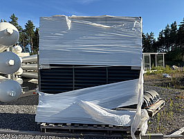 48 st sektioner avspärrning i plåt