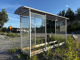 Väderskyddad betalstation