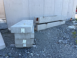 6 st prefabricerade betongfundament