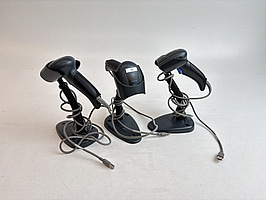 3 st. Streckkodsläsare Datalogic QuickScan QD2430 inkl. stativ.
