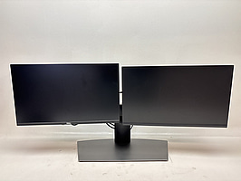 2 st. Datorskärmar Dell P2422H inkl. stativ och dock