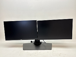 2 st. Datorskärmar Dell P2419H och P2422H inkl. stativ och dock