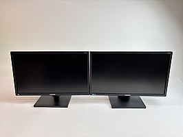 2 st. Datorskärmar Samsung S24E450D och S24E650PL inkl. stativ, 24 tum