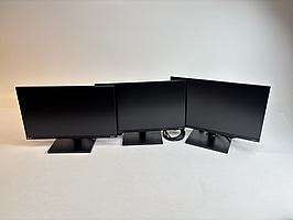 3 st. Datorskärmar Samsung F24T450FQR inkl. stativ, 24 tum