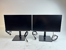 2 st. Datorskärmar Samsung F24T450FQ inkl. stativ, 24 tum