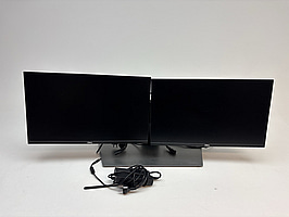 2 st. Datorskärmar Dell P2419H inkl. stativ och dock