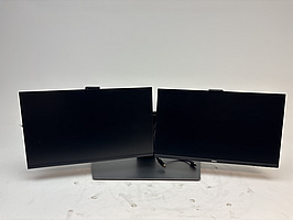 2 st. Datorskärmar Dell P2422H och P2419H inkl. stativ oh dock