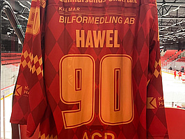 #90 HAWEL - Signerad matchtröja oktoberfest - Kalmar HC