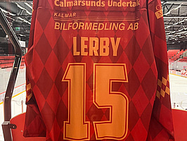 #15 LERBY - Signerad matchtröja oktoberfest - Kalmar HC