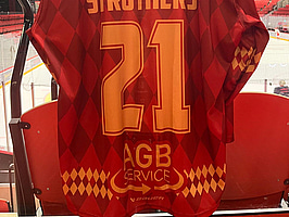 #21 STRUTHERS - Signerad matchtröja oktoberfest - Kalmar HC