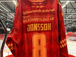 #8 JONSSON - Signerad matchtröja oktoberfest - Kalmar HC