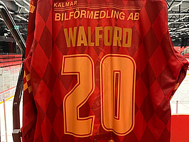 #20 WALFORD - Signerad matchtröja oktoberfest - Kalmar HC