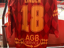 #18 LINDEN - Signerad matchtröja oktoberfest - Kalmar HC