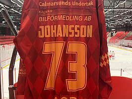 #73 JOHANSSON  - Signerad matchtröja oktoberfest - Kalmar HC