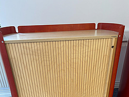 Jalusiskåp med hjul 105x89x45 cm