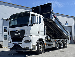 Schaktbil MAN TGX 35.510 8X4-4 BL CH -2022 | Parabel luft | Tridem