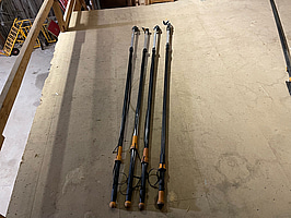 4 st Fiskars UP86 grensax – defekt / behöver reparation