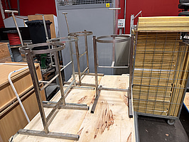 4 st. Sirapsvaggor, metall