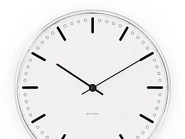 Väggklocka Arne Jacobsen City Hall 29 cm. Ord. pris inkl. moms: ca 3699 kr.