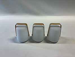 3 st. Lampa Fermob, laddningsbar, Balad H12 bambu, Ord. pris inkl. moms: ca 1990 kr
