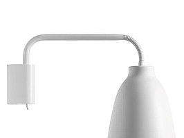 Vägglampa Fritz Hansen Cecilie Manz Caravaggio Wall vit E27. Ord. pris inkl. moms: ca 4299 kr.
