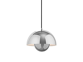 Taklampa &Tradition, Flowerpot VP1 krom, Ord. pris inkl. moms: ca 3725 kr