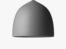 Taklampa Fritz Hansen Suspence P2 ljusgrå. Ord. pris inkl. moms: ca 7599 kr.