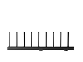 2 st. Tallriksställ String, svart, 30 cm. Tot. ord pris inkl. moms ca: 1158 kr