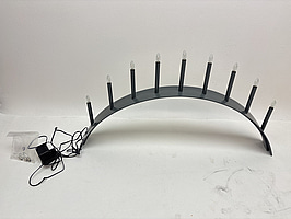 Adventsljusstake SMD Design, Spica bow grå. Ord. pris inkl. moms: ca 3275 kr.