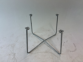 Benstativ till bord Grythyttan zink.