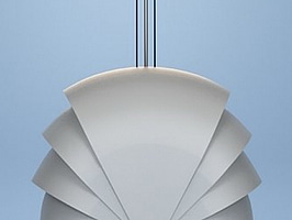 Taklampa Fritz Hansen Opera vit. Ord. pris inkl. moms: ca 3415 kr.