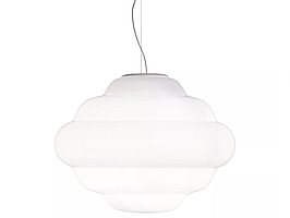 Taklampa Bysweden, Cloud  Jonas Wagell, vit, opalglas utan färgfilter