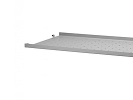 2 st. Hyllplan metall låg String, grå 78cm. Ord. pris inkl. moms: ca 1550 kr.