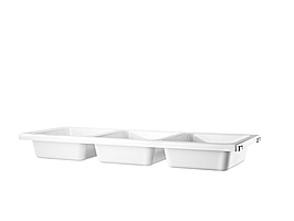 Skålplan String, vit 78x30 cm. Ord. pris inkl. moms: ca 1339 kr.