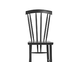 2 st. stolar Design House Stockholm, Family Chair nr. 3, svart. Totalt ord. pris inkl. moms: ca 4990 kr