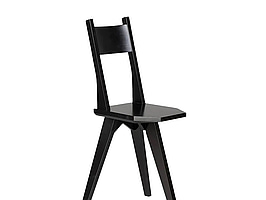 Stol Källemo Camilla svart. Ord. pris inkl. moms: ca 5250 kr.