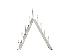 Adventsljusstake SMD Spica 9 light vit. Ord. pris inkl. moms: ca 2880 kr.