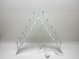 Adventsljusstake SMD Design Spica 13 ljus vit.