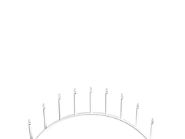 Adventsljusstake SDM Spica Bow 9 light led. Ord. pris inkl. moms: ca 3275 kr.