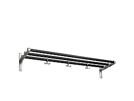 Hatthylla/skohylla Essem Design Nostalgi svart/aluminium 100 cm. Ord. pris inkl. moms: ca 1680 kr.