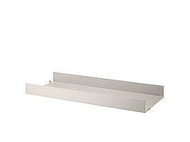 2 st. Hyllplan String, hög kant metall, beige, Totalt ord. pris inkl. moms: ca 1800 kr