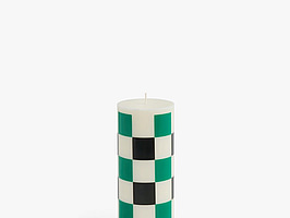 4 st. Column candle HAY, off-white, green & black M, Totalt ord. pris inkl. moms: ca 1600 kr