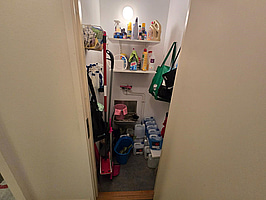 Allt i städskrubben