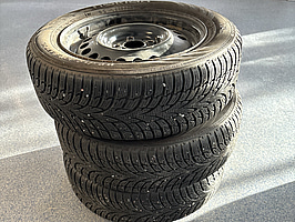 3 st. Vinterhjul Nokian 185/65R15 92T XL
