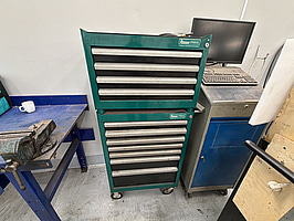Verktygsvagn Kamasa tools inkl diverse verktyg 150cm hög