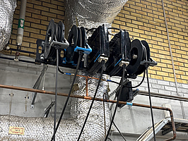 5 st. Diverse slangvinda, Oljepåfyllning, Vätskepåfyllning, med OriLink Monitoring System