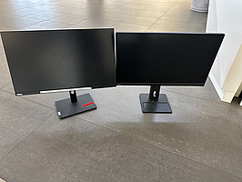 2 st. Datorskärmar, Lenovo ThinkVision
