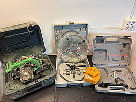 Laser, hålfräs & cirkelsåg